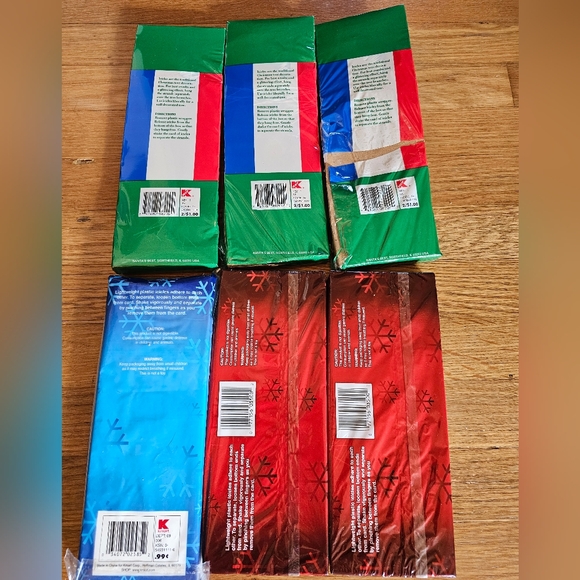 Vintage Silver Icicle Strands Christmas Tree Decorating Bundle of 6 Packs New - Picture 2 of 9